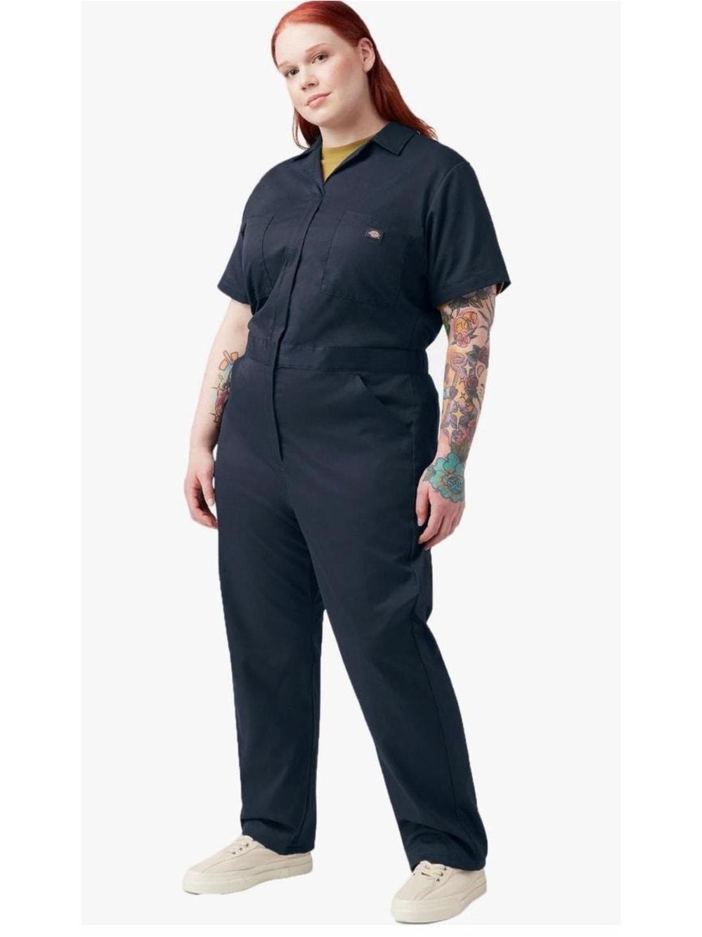 Dickies Women's short sleeve flex overall 3X